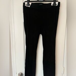 Vintage J. Crew Collection Black Suede Leggings S12
